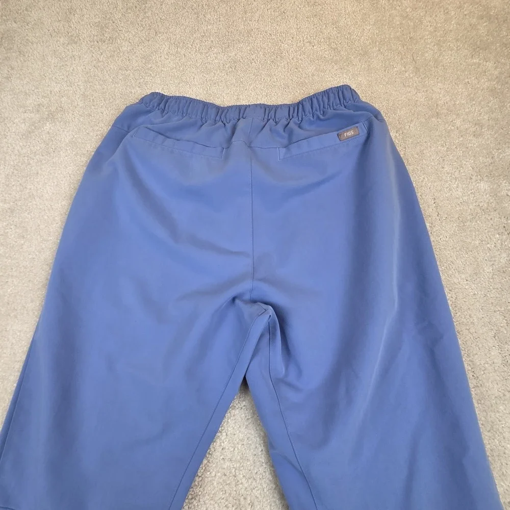 FIGS Tansen‎ Jogger Scrub Pants Mens M Blue Cargo Nursing Vet Dental Workwear